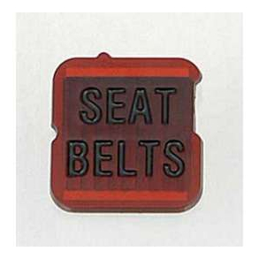 Corvette Seat belt warning lens 1968-71
