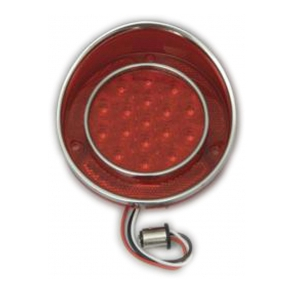 Corvette Baglygte glas med LED pre 1968-73