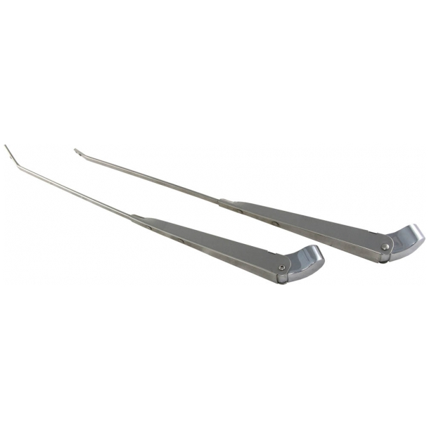 Corvette Windshield Wiper Arms, Stainless Steel, 1