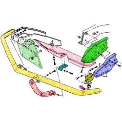 Corvette Front Frame Extension, Right, 1969-1972 