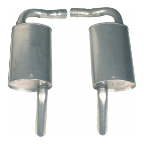 Aluminized mufflers 1975-77 Corvette