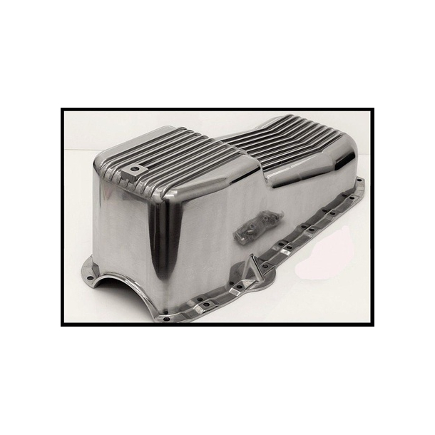 Chevrolet Oilpan SB Polished alumiinum 1958-79