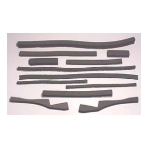 Corvette Radiator Shroud Seal Kit, With A/C 1976