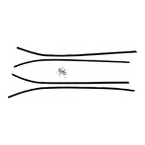 Corvette Upper door felts 1968