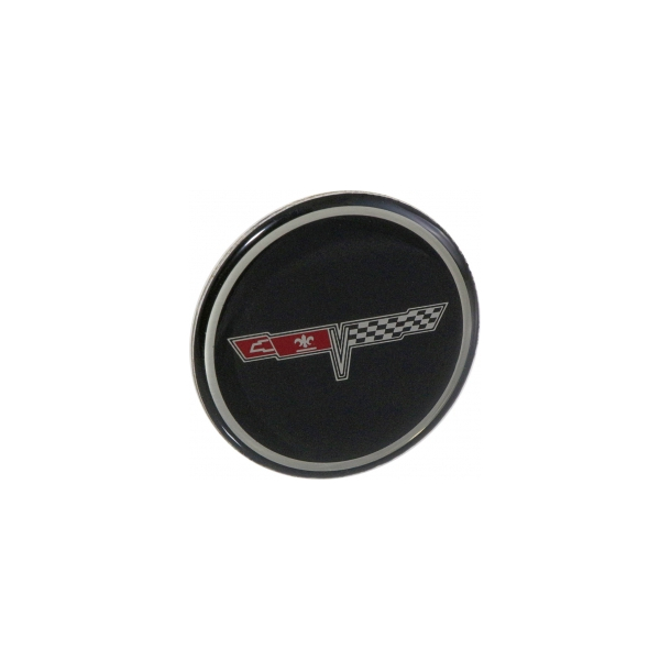 Corvette Wheel Center Cap Emblem, 1980-81 