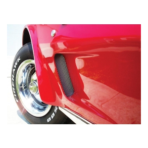 Corvette Fender Vent Grilles, Aluminium, 1973-1979 (TSF 49484)