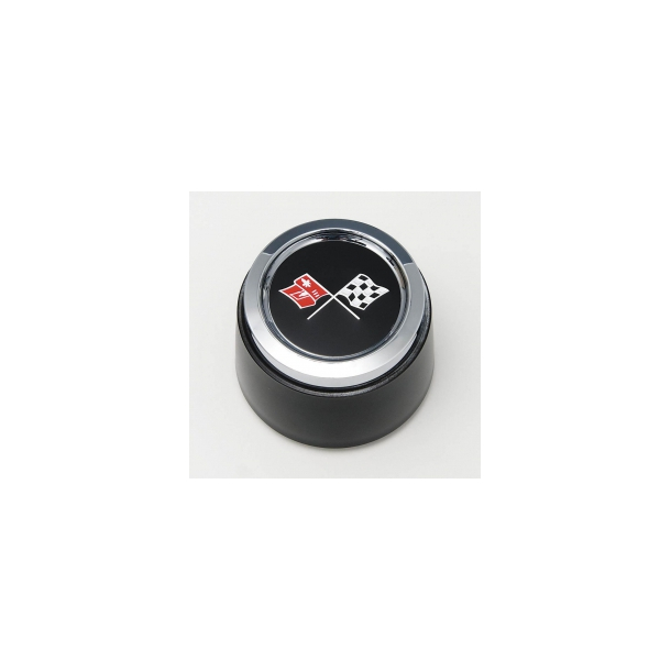 Corvette Black Wheel Center Cap 1973-79