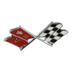 Corvette Trim Plate Emblem, Center Console, 1968