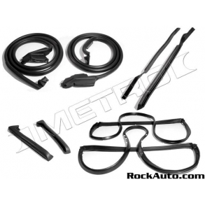 Corvette Coupe Body Weatherstrip Kit 1969L-72