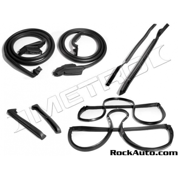 Corvette Coupe Body Weatherstrip Kit 1969L-72