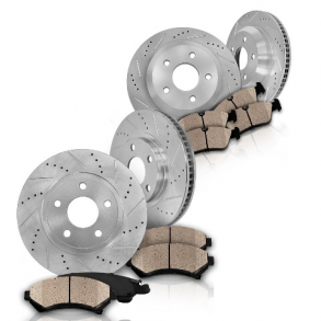 1965-1982 Corvette Bremseskive st for og bag med klodser