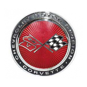 Corvette Front Emblem, Sunburst, 1973-74 