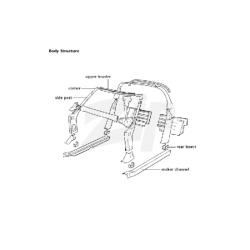 Corvette Rocker Channel Repair Front 1968-82