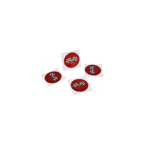 Corvette Wheel Spinner Emblem Set 1976-87