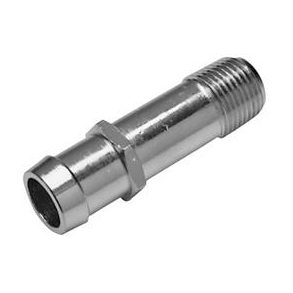 El. Water Pump nipple Long Chrome