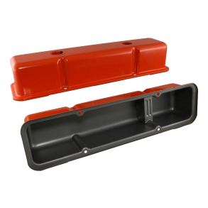 Corvette SB valvecovers Tall orange 1958-86