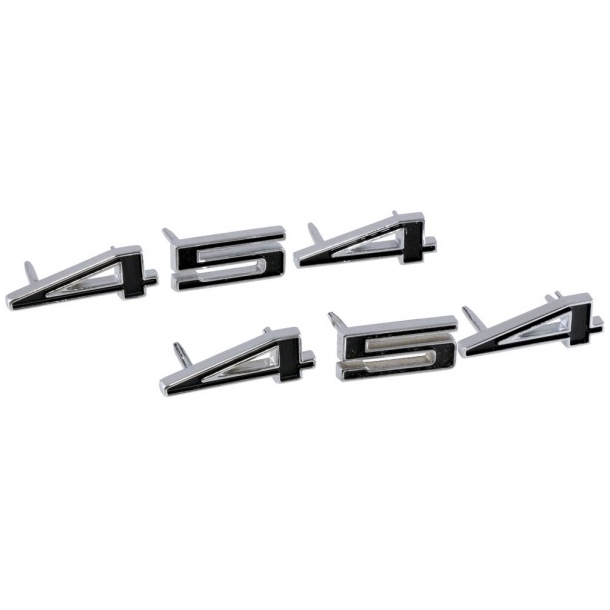 Corvette Hood Numerals, "454", 1970-1972 