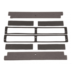 Corvette Body Vent Seal Kit, Rear 1969-76