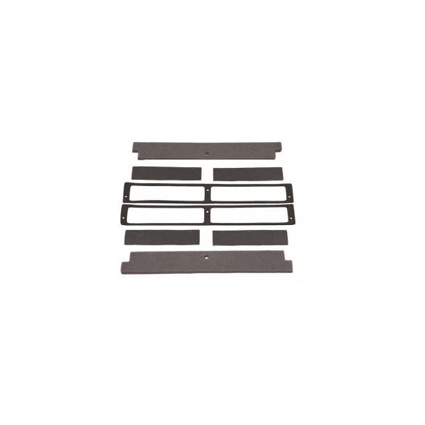 Corvette Body Vent Seal Kit, Rear 1969-76