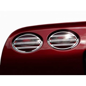 Stainless Steel Slotted Taillight Grill 1997-2004 