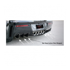 Corvette American Car Craft Rear Air Diffusers