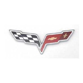 Corvette Bumper Emblem, Front, 2005-2012