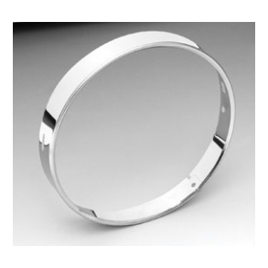 Corvette forlygte ring i rustfri stl 1956-1957