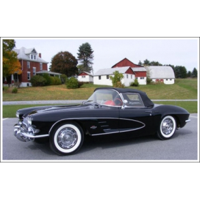 Corvette Kalesje venyl 1961-1962