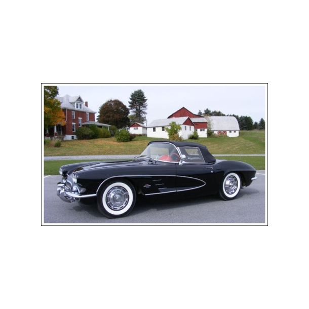 Corvette Kalesje venyl 1961-1962