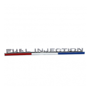 Corvette Side Fender Emblem, With Fuel Injection, 