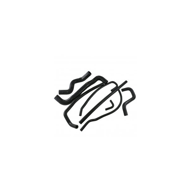 Corvette Radiator Hose Kit, Blac Silicone, 1997-04