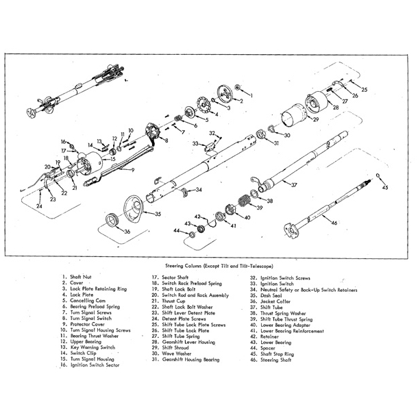 Turn Signal Cancelling Cam 1969-1976 Corvette C3