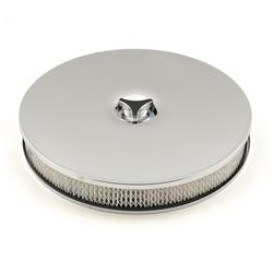 14" Dropbase airfilter Chrome