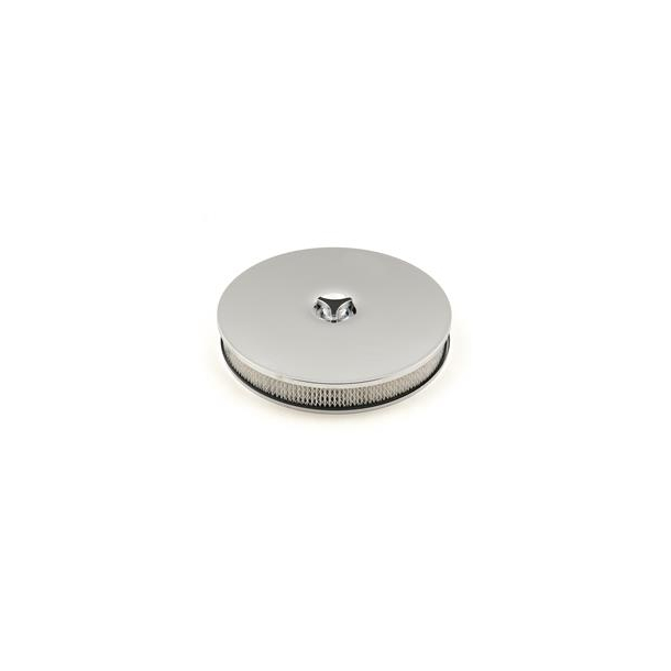14" Dropbase airfilter Chrome
