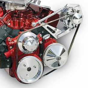 Corvette SB Pulley Kit, Serpentine 1957-82
