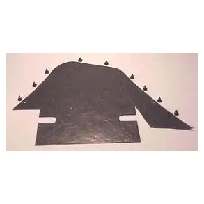 Inner dust shield right 1969-1982 Corvette