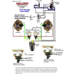 Headlight &amp; Windshield Wiper Vacuum Hose Corvette 1968-1982 C3