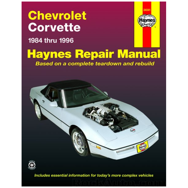 Corvette Haynes repair man 1984-96