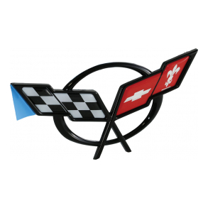 Corvette Bumper Emblem Front  1997-2002 And 2004 