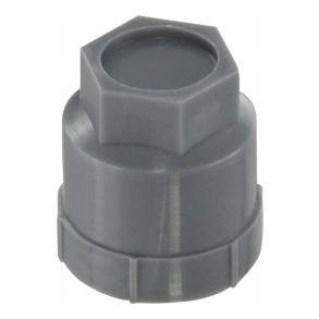 Corvette Lug Nut Cap Gray Plastic 1986-1990 