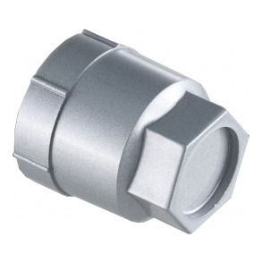 Corvette Lug Nut Cap Silver Plastic 1988, 1990-1996