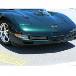 Corvette Grilles, Polished Billet Aluminum, Front,