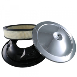 Corvette Open Element Air Cleaner Assembly, Chrome 1965-1972 