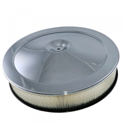 Corvette Open Element Air Cleaner Assembly, Chrome 1965-1972 