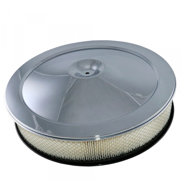 Corvette Open Element Air Cleaner Assembly, Chrome 1965-1972 