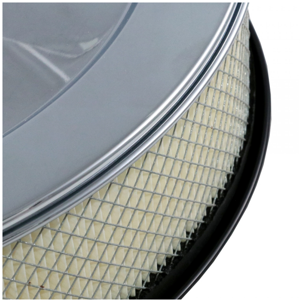 Corvette Open Element Air Cleaner Assembly, Chrome 1965-1972 