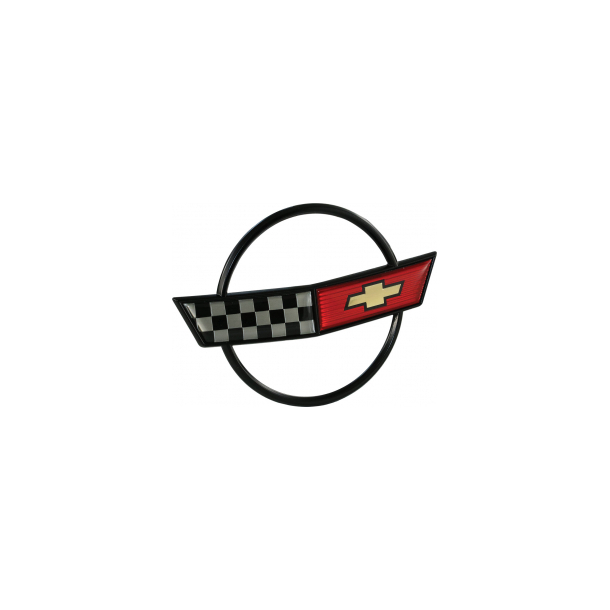  Corvette Emblem Front Hood Topside 1984-1990