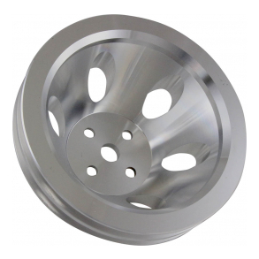 Chevy Small Block Aluminum Water Pump Pulley, Small Water Pump, 2 Groove 