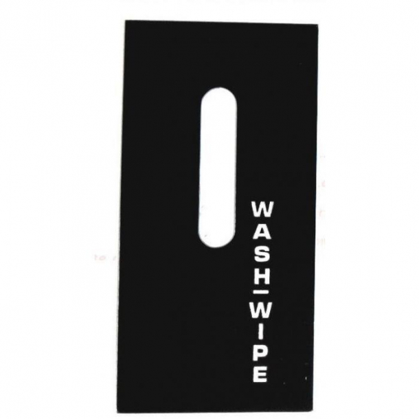 Corvette Windshield Wiper Switch Decal 1978-1979
