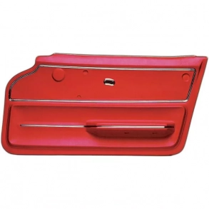 Corvette Door Panel, Deluxe, With Trim, Left, Coupe, 1965-1966